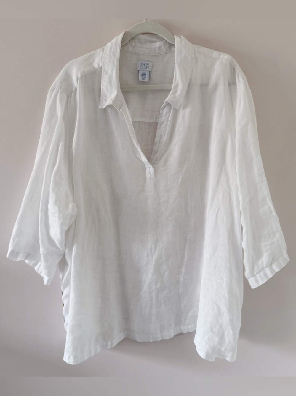 Sigrid Olsen Linen Blouse